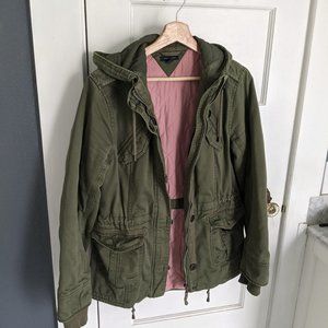 Tommy Hilfiger Hooded Green Jacket medium